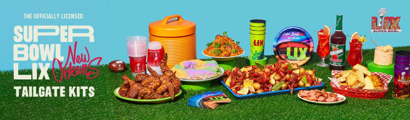 The Officially Licensed Super Bowl LIX Tailgate Kits