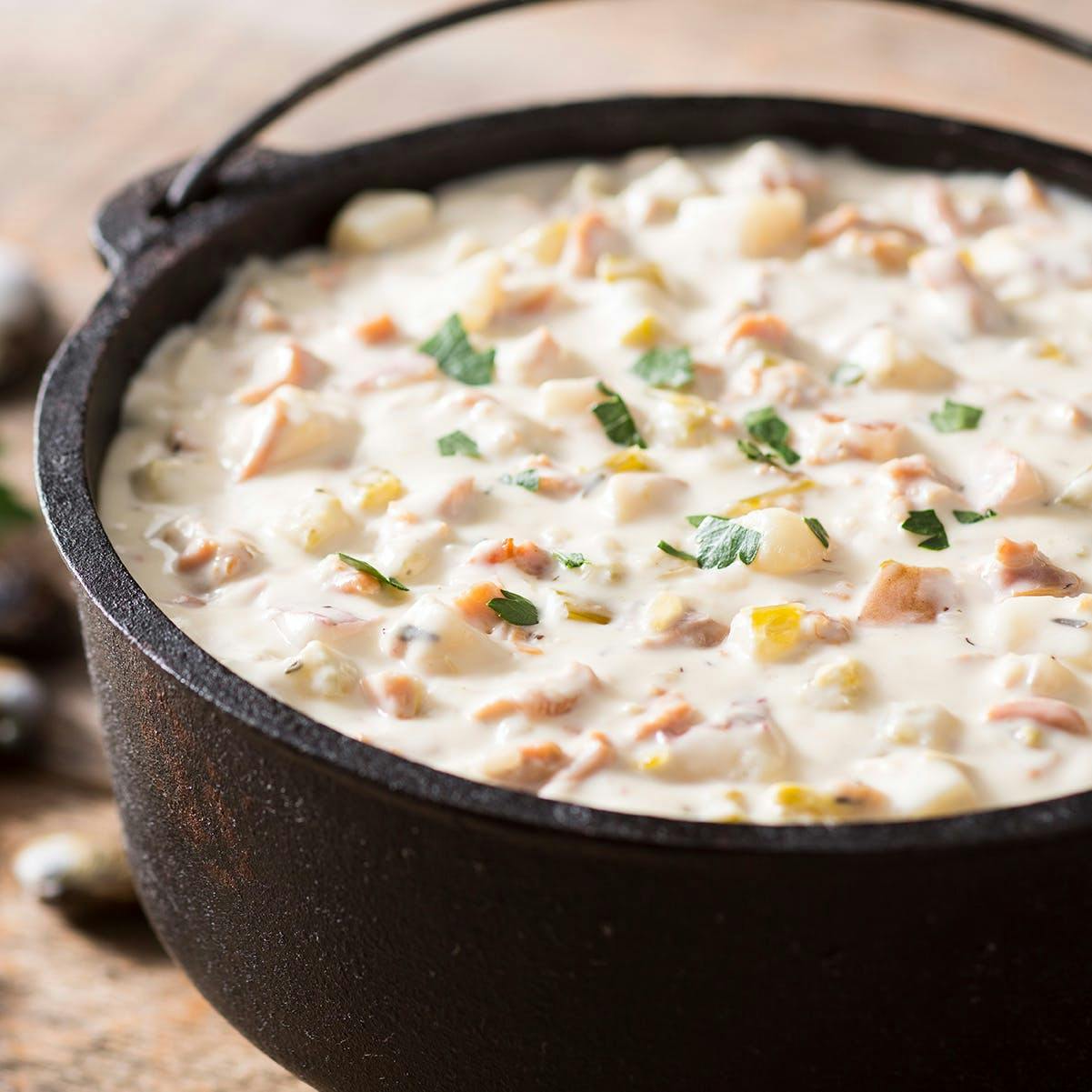 New England, Seattle agree a bowl of clam chowder is super