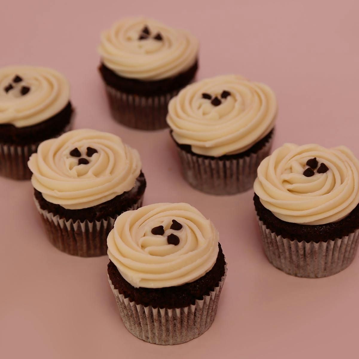 Vegan + Gluten Free Brownie Cupcakes - 12 Pack by Erin McKenna's Bakery -  Goldbelly