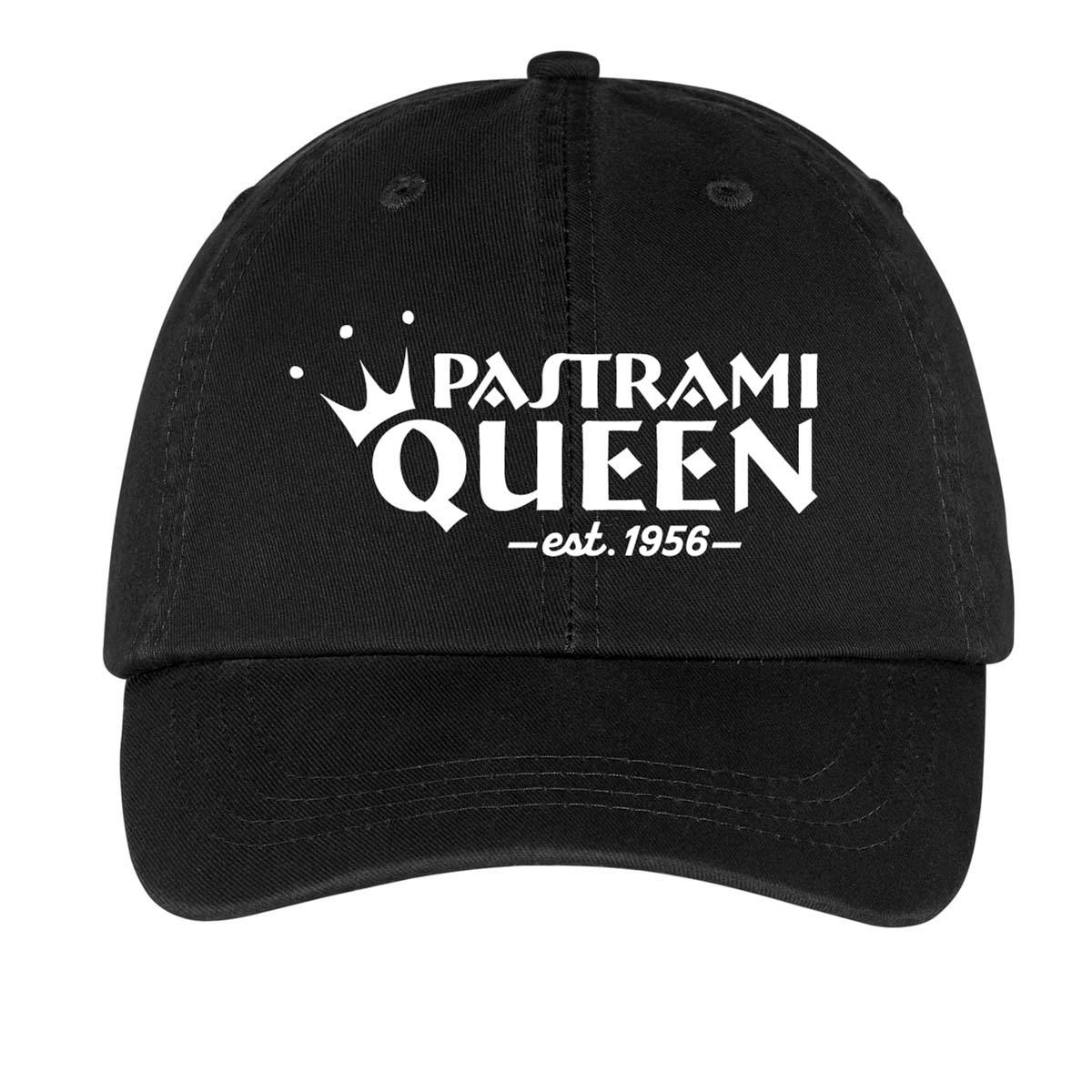 Queens New York City Hat Baseball Cap Black and White 