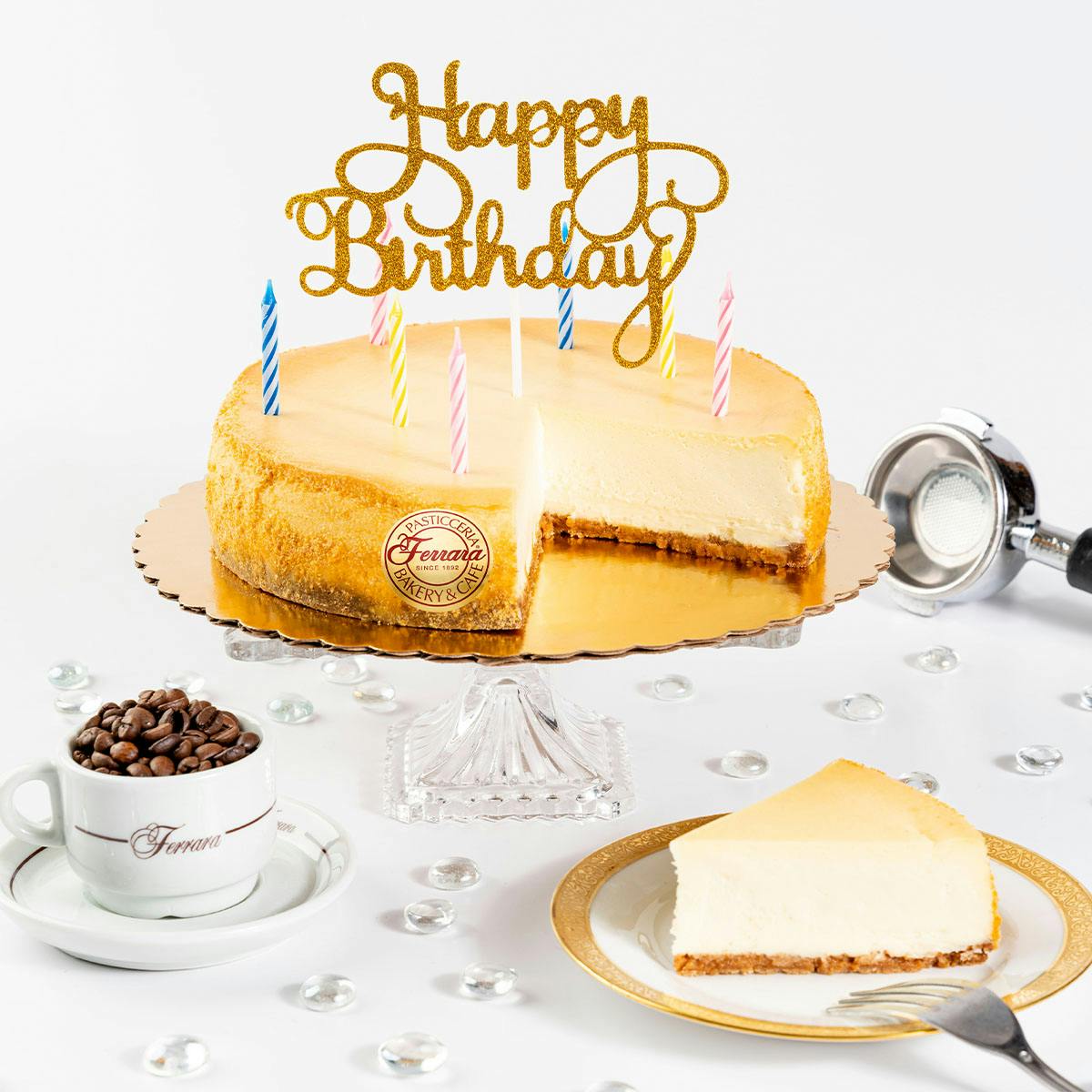 New York Cheesecake Birthday Pack by Ferrara Bakery - Goldbelly