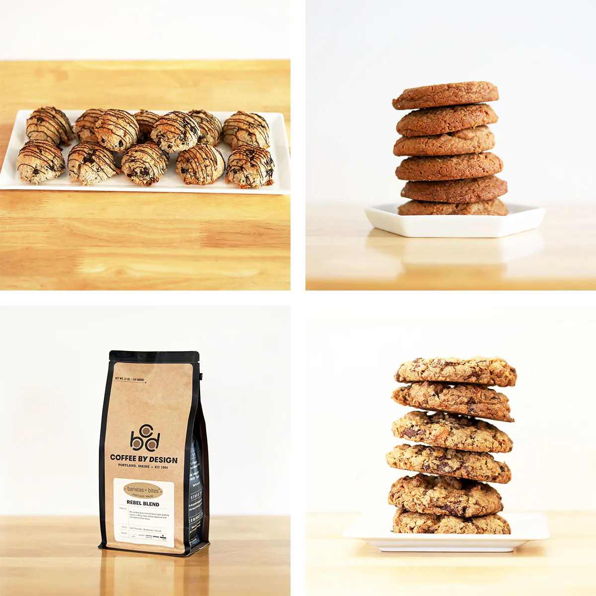 Father's Day Gluten-Free & Vegan Coffee + Cookie Combo by Baristas + Bites  - Goldbelly