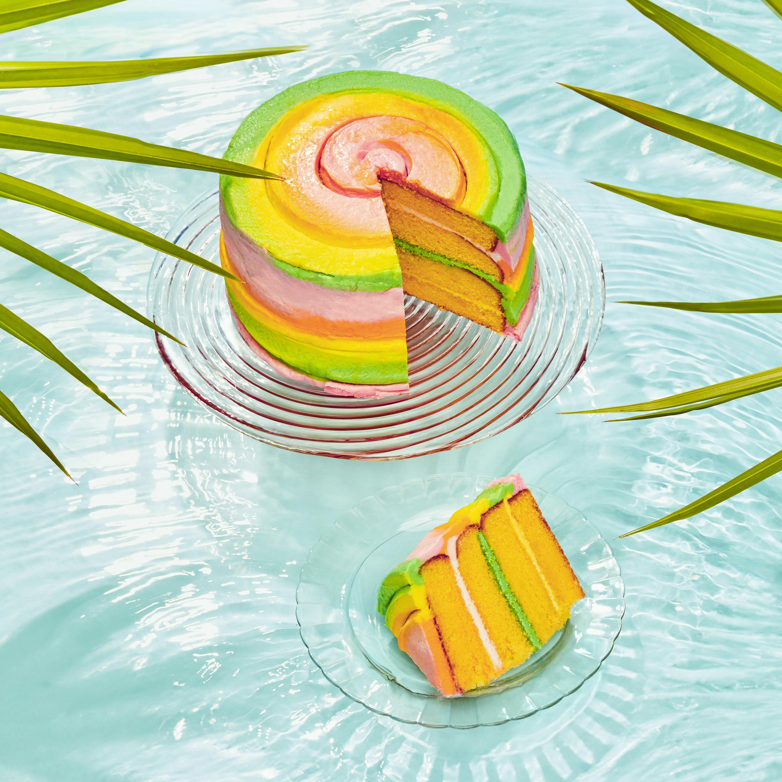 Rainbow Layer Cake – Fiesta Blog