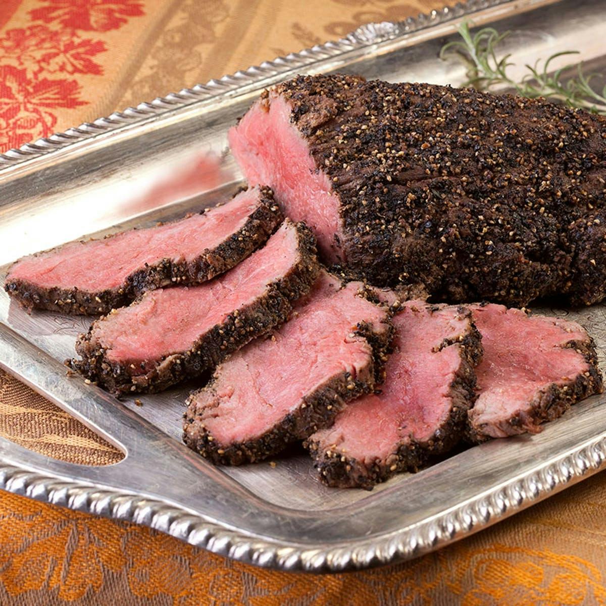 Mesquite Smoked Peppered Beef Tenderloin by Perini Ranch Steakhouse |  Goldbelly