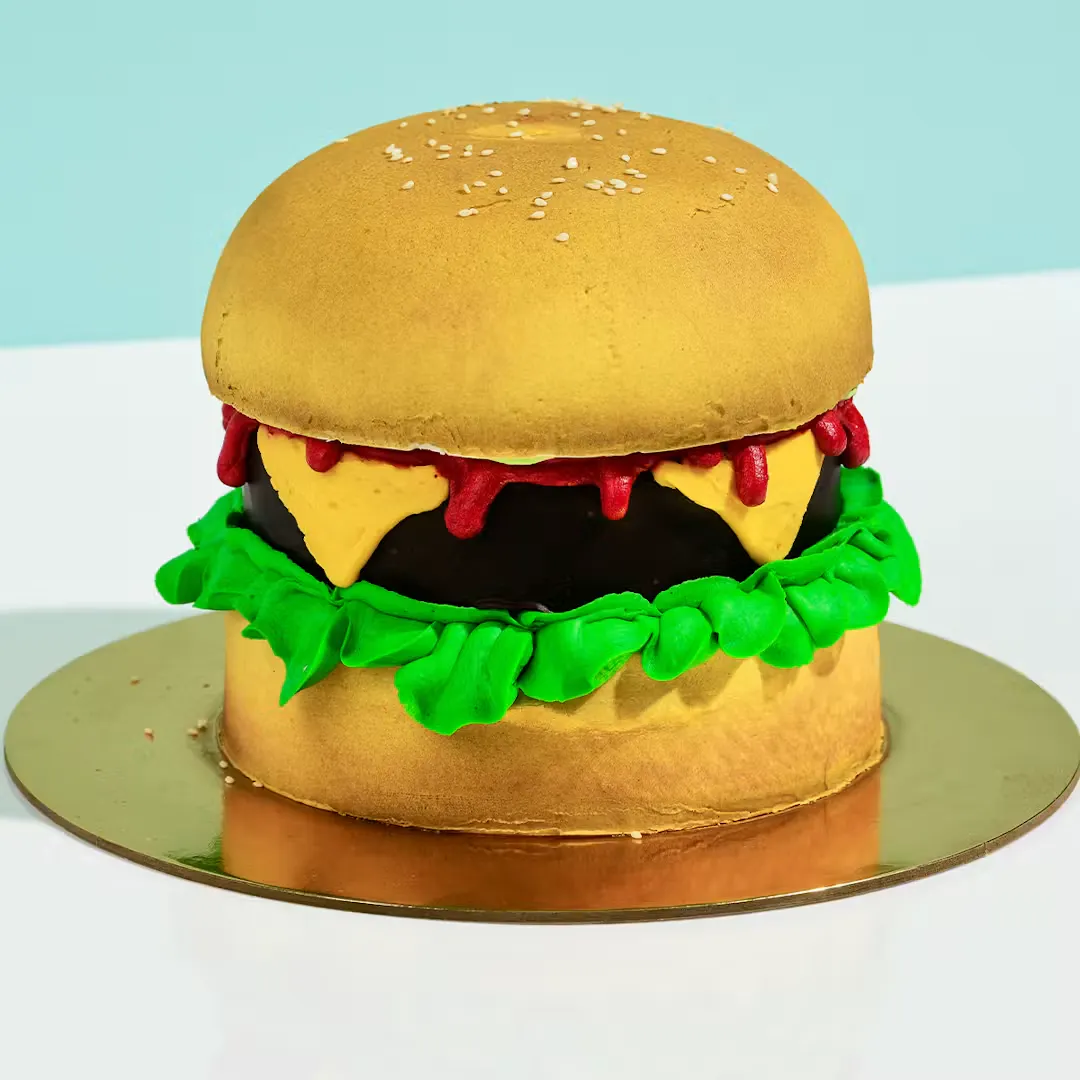 Father's Day Burger Cake