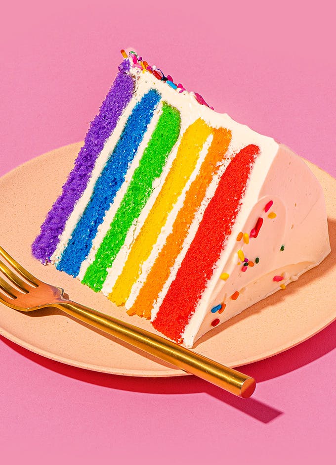 Rainbow Cakes