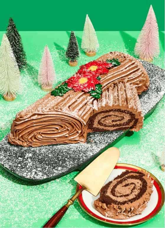 Christmas Yule Log Cake