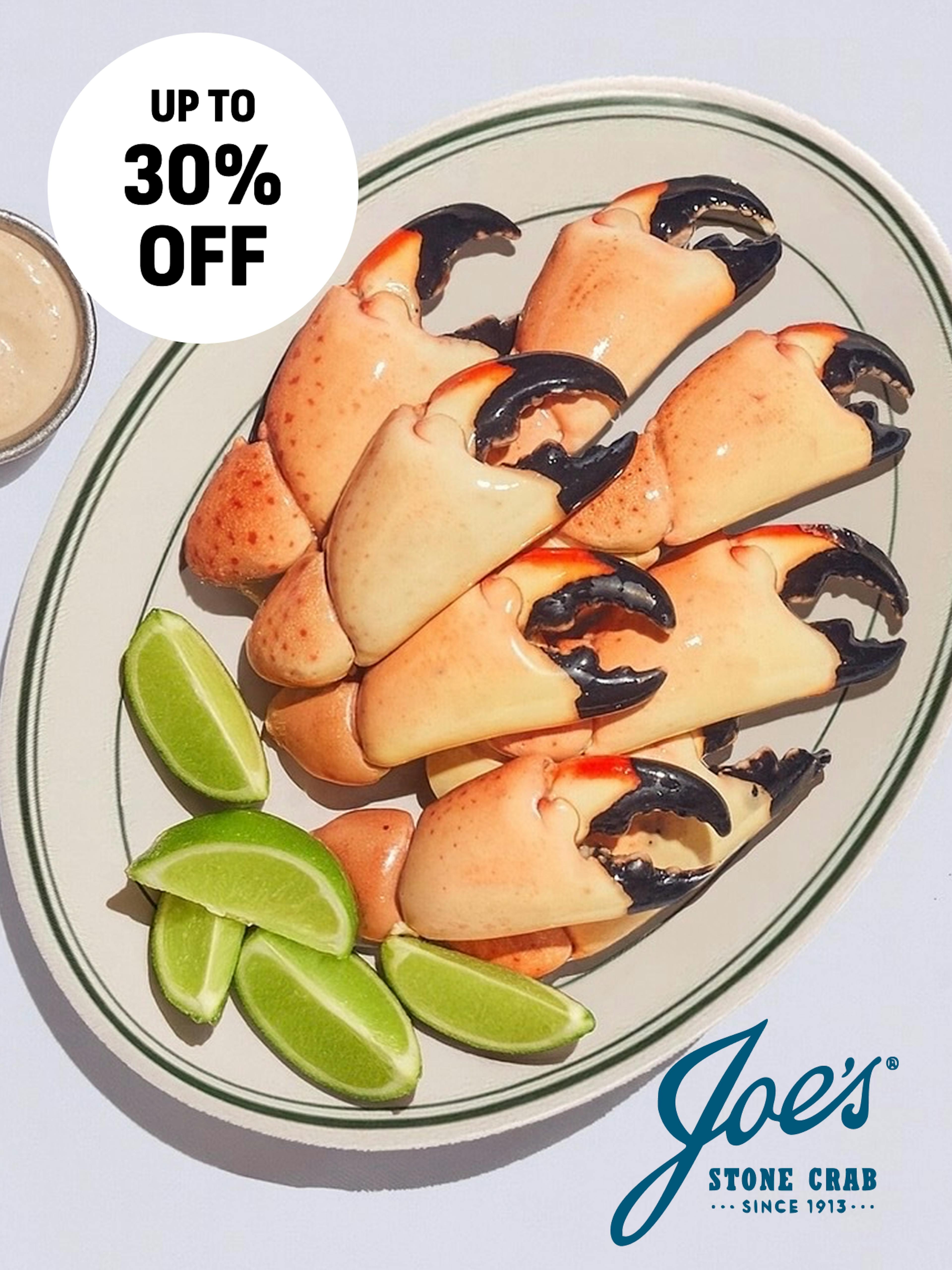 Joe’s Stone Crab On Sale