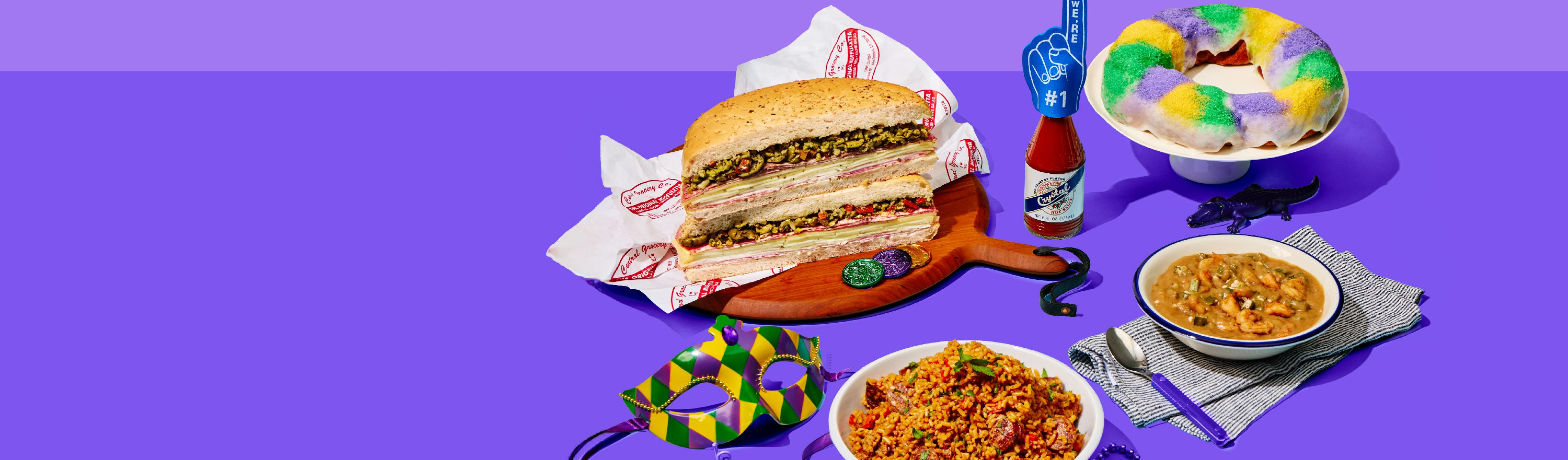 Mardi Gras<br>Party Foods