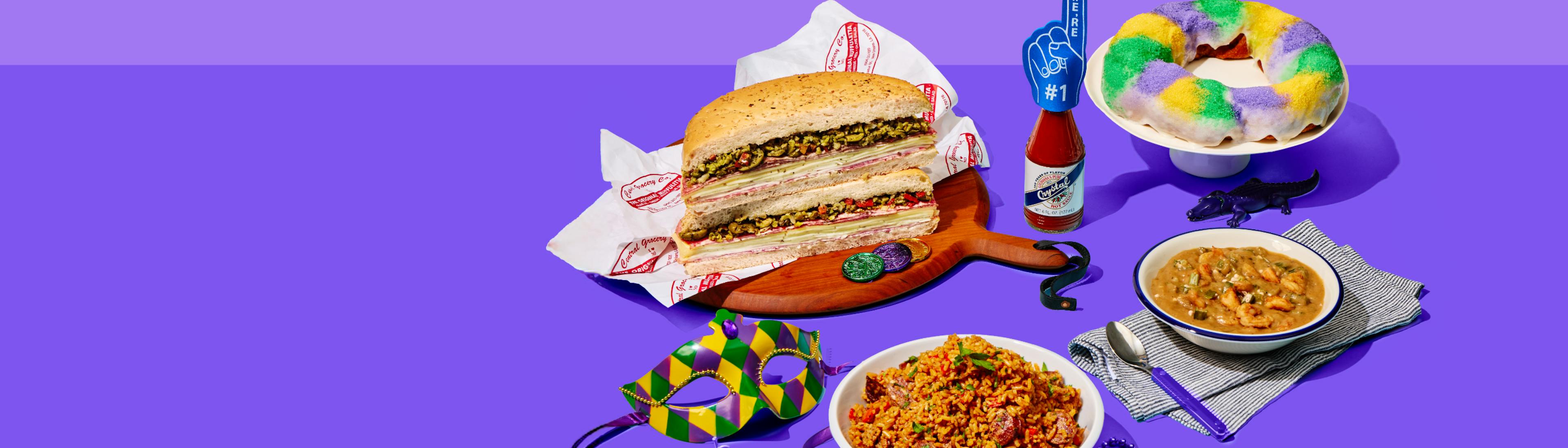 Mardi Gras<br>Party Foods