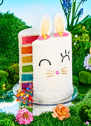 Easter Bunny Explosion Cake<br>Flour Shop