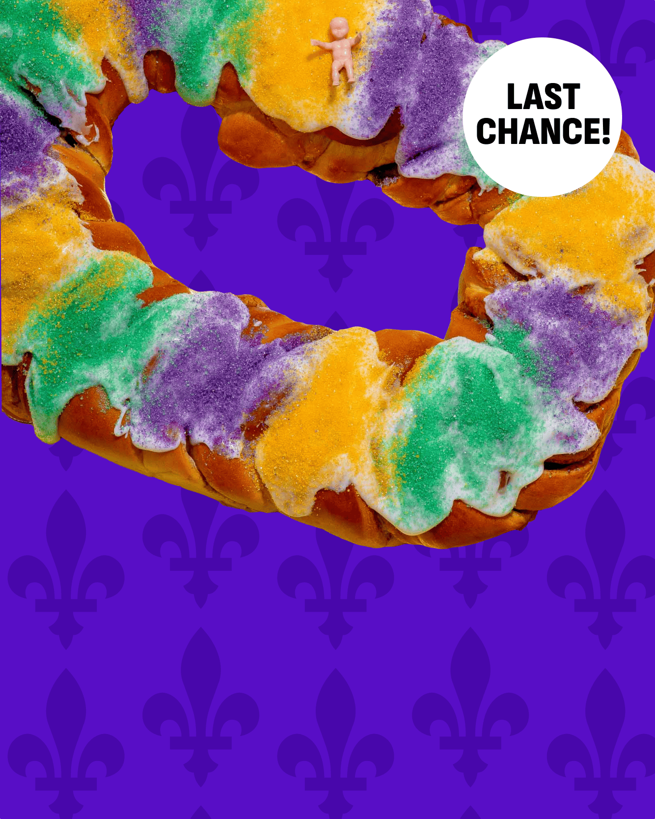 MARDI GRAS KING CAKES