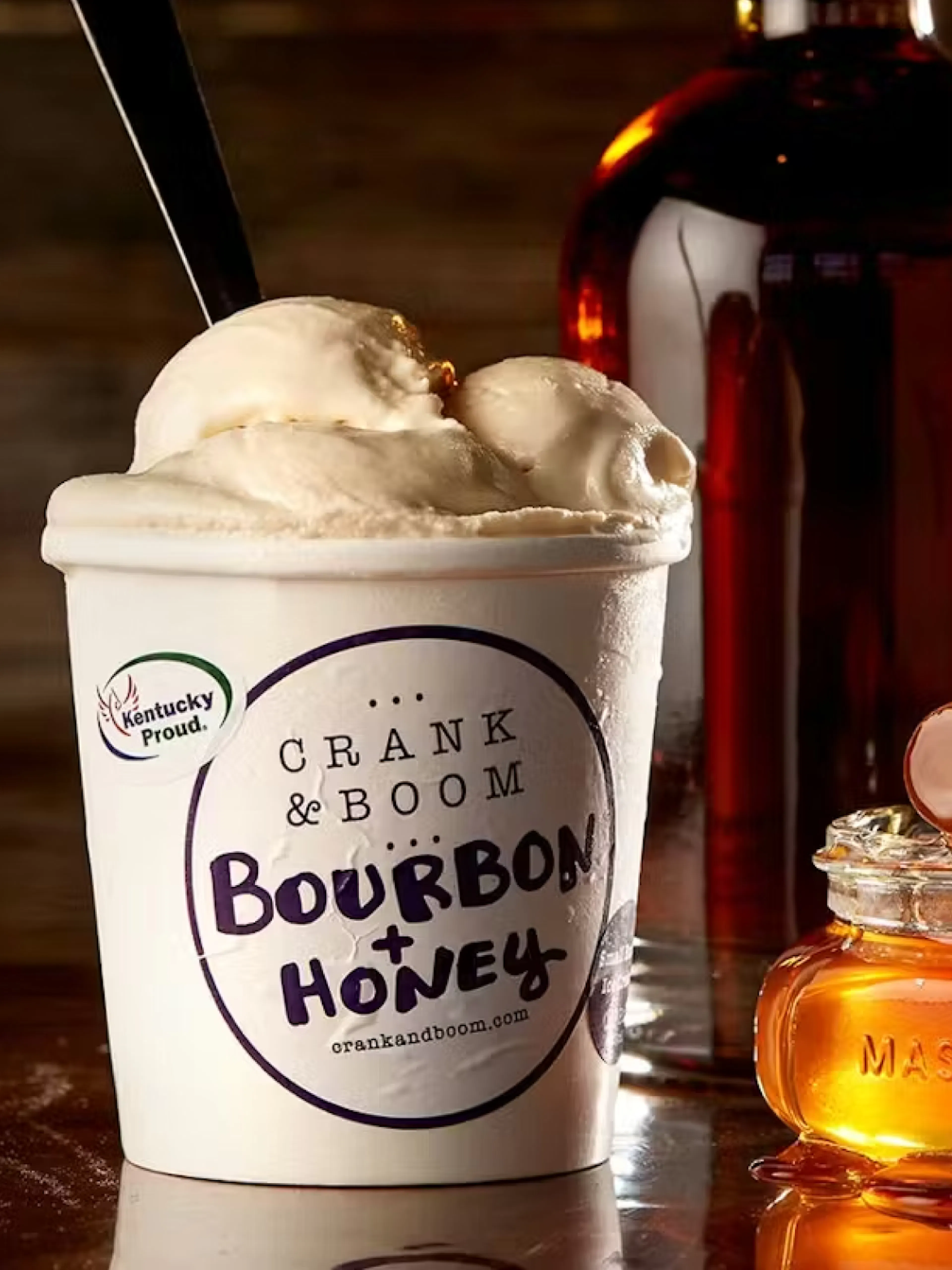 Kentucky Bourbon Boozy Ice Cream