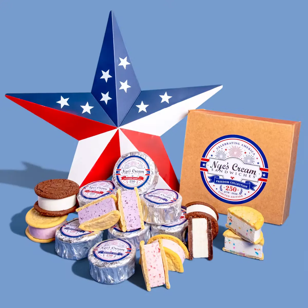 Nye's Freedom Ice Cream Sandwich Collection
