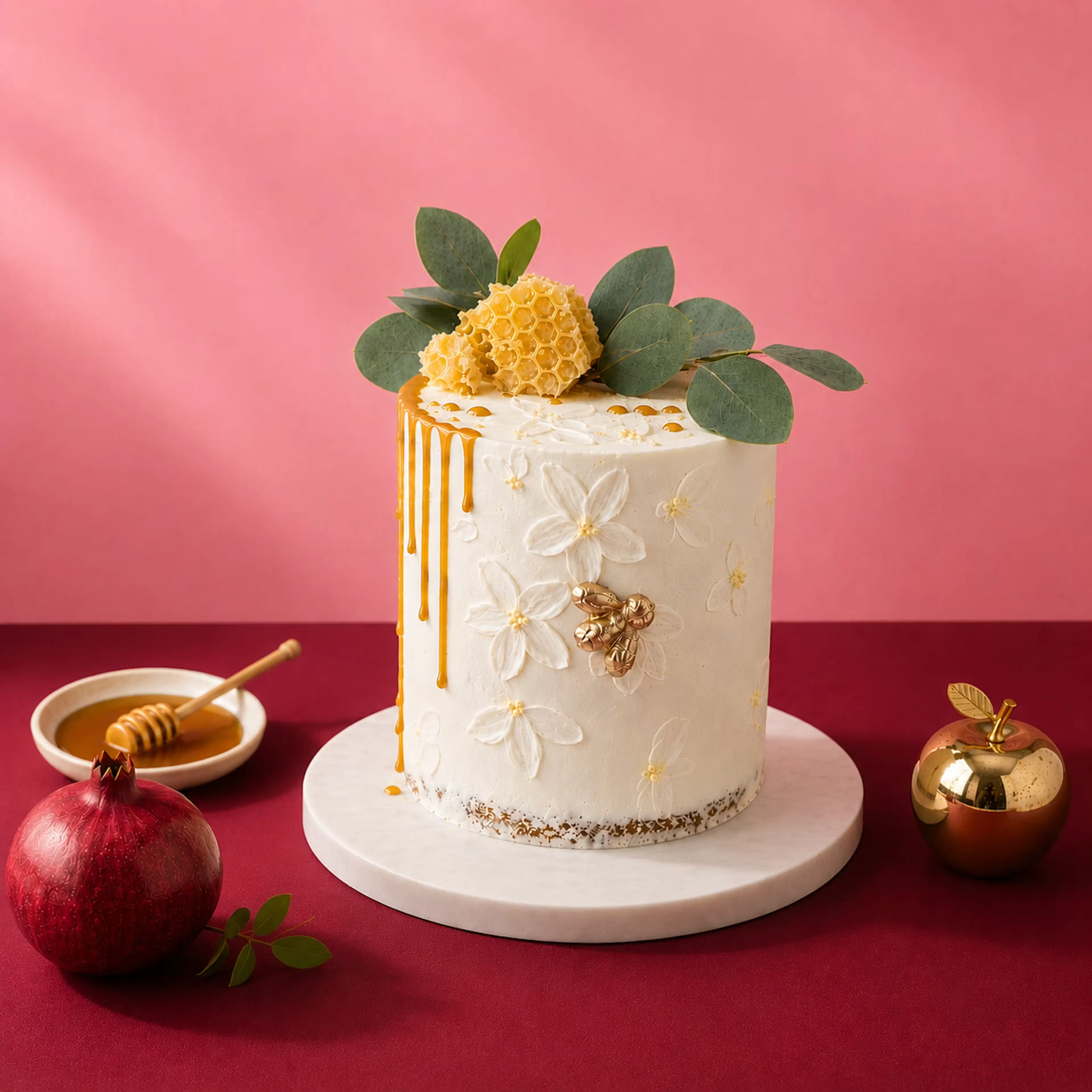 Rosh Hashanah Honey Bee Cake