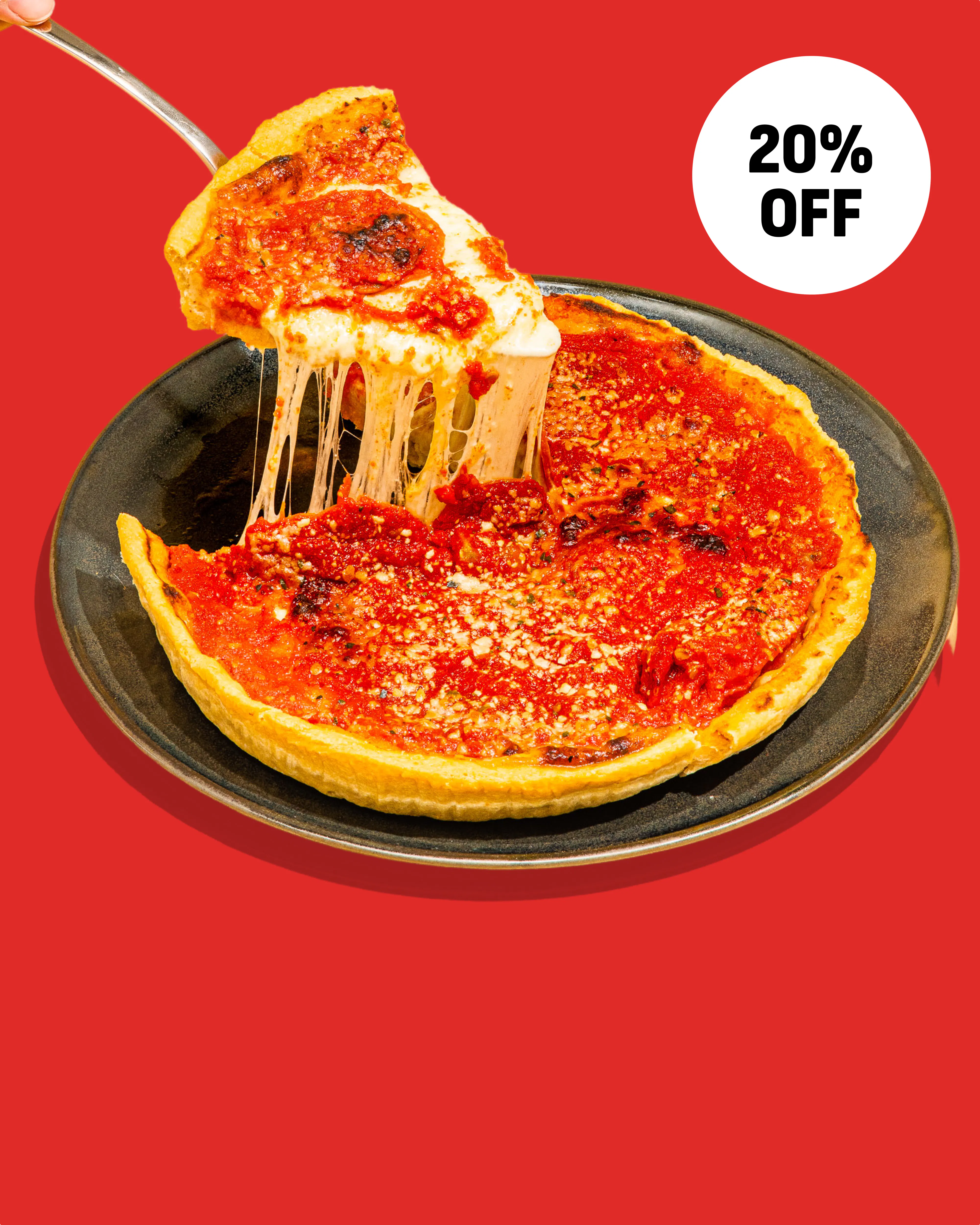 Deep Dish Pizza Sale