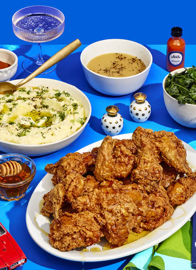 “The Thanksgiving Coop” Fried Chicken Dinner