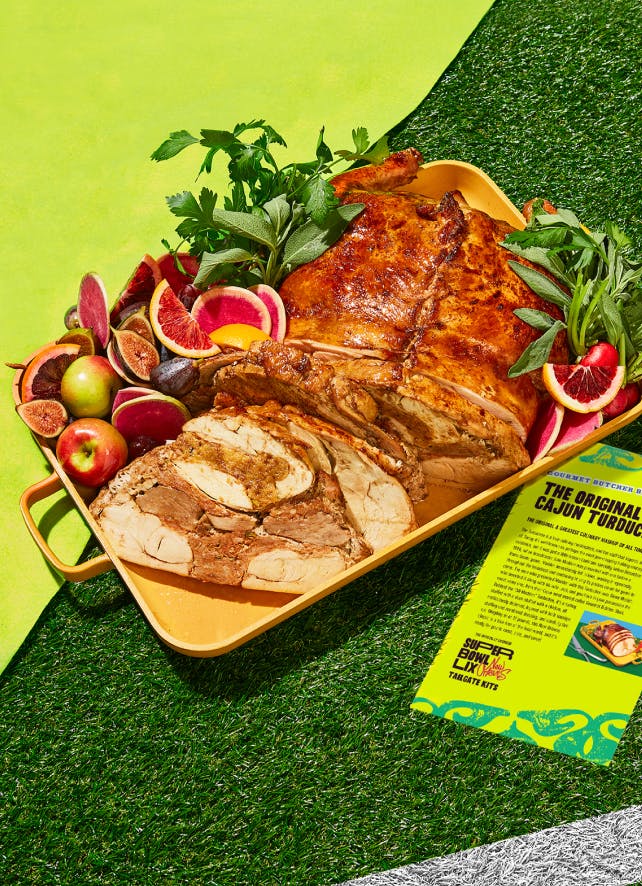 The Original Cajun Turducken<br>From Gourmet Butcher Block