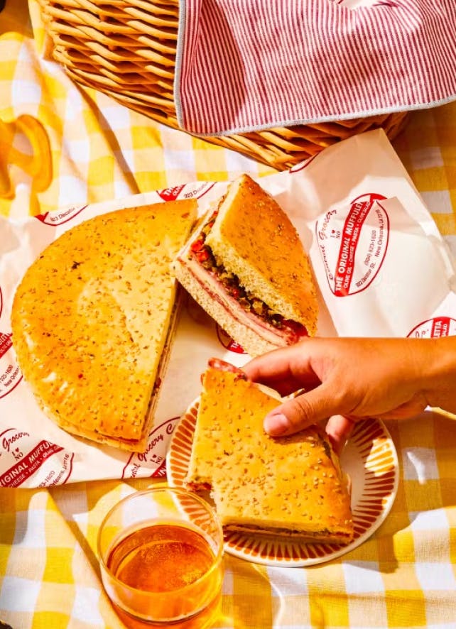 Central Grocery's<br>Muffulettas