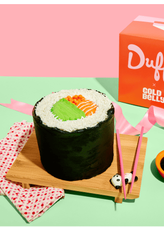 Duff Goldman's<br>Date-Night-Ready Sushi Cake