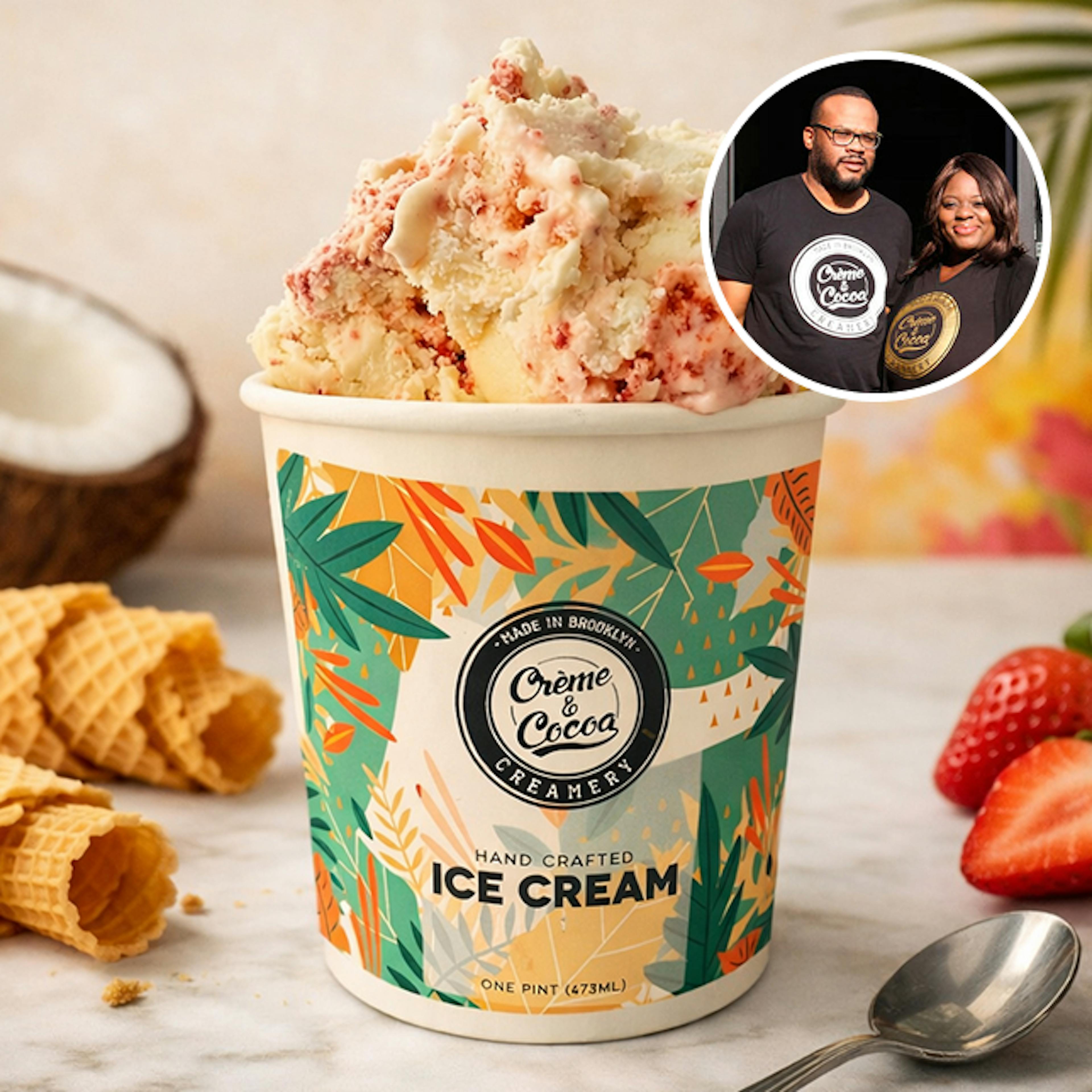 Omar and Astrid Thorpe<br>Creme & Cocoa Creamery<br>Brooklyn, NY