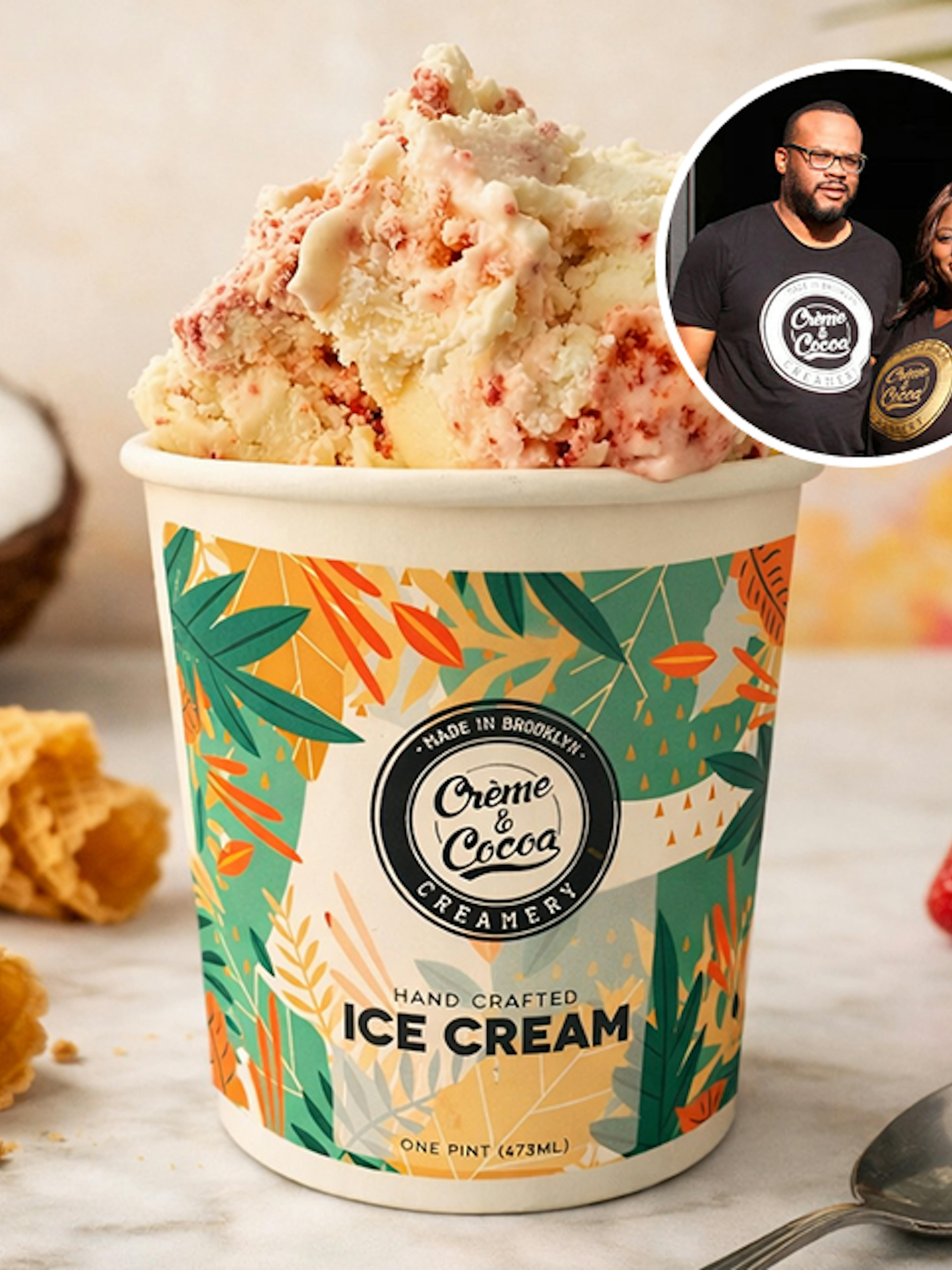 Omar and Astrid Thorpe<br>Creme & Cocoa Creamery<br>Brooklyn, NY