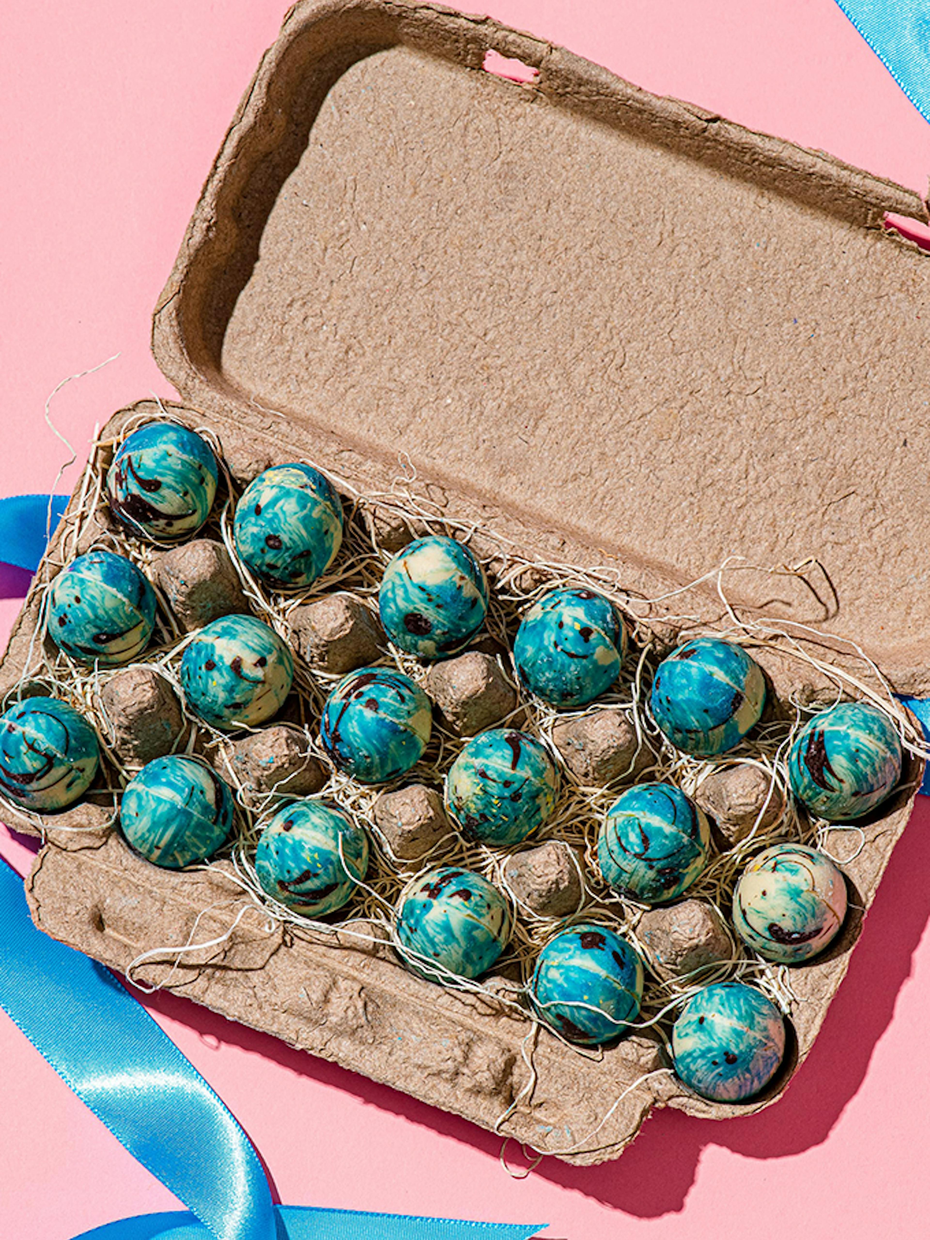 Easter Chocolate Robin Eggs<br>Knipschildt Chocolatier