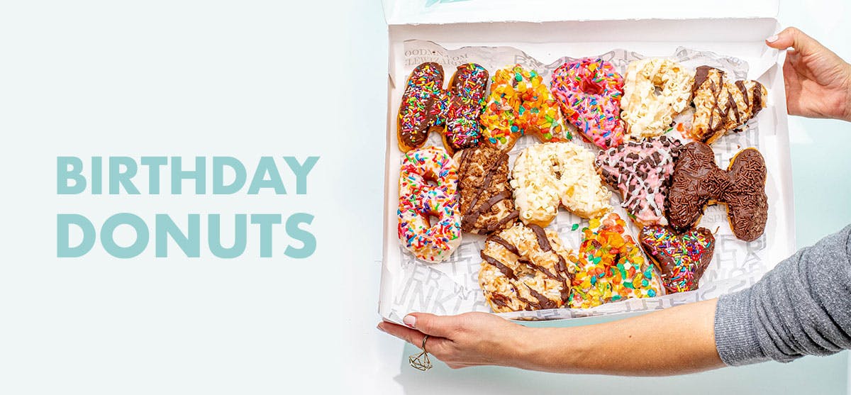 Birthday Donuts Delivery Ship Nationwide Goldbelly