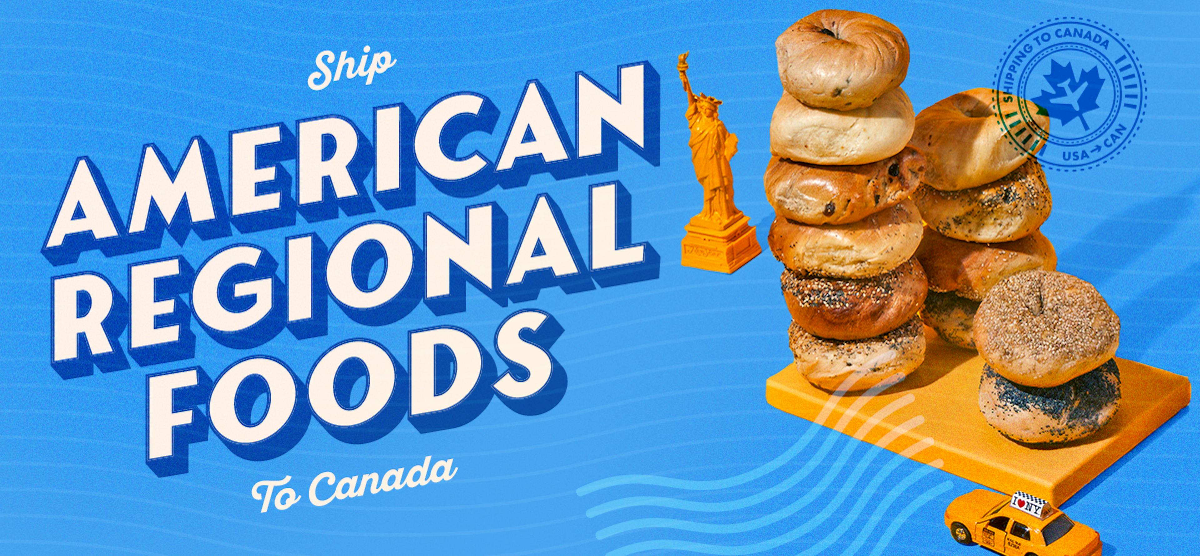 American Regional Foods that Ship to Canada