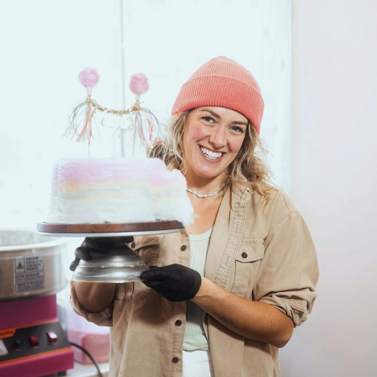 Rainbow Floof Cake