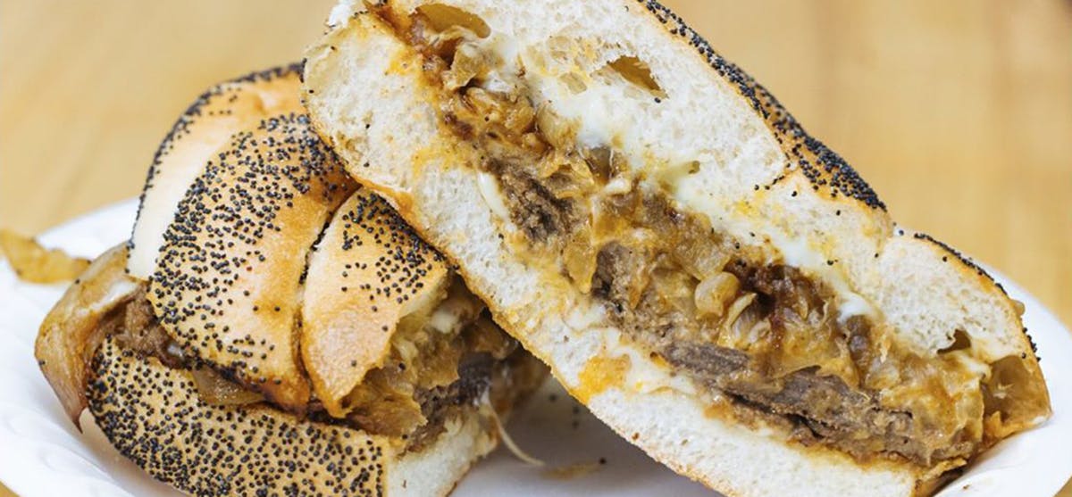 🗽🚕 The New Yorker Cheesesteak - Black Angu Beef, Caramelized