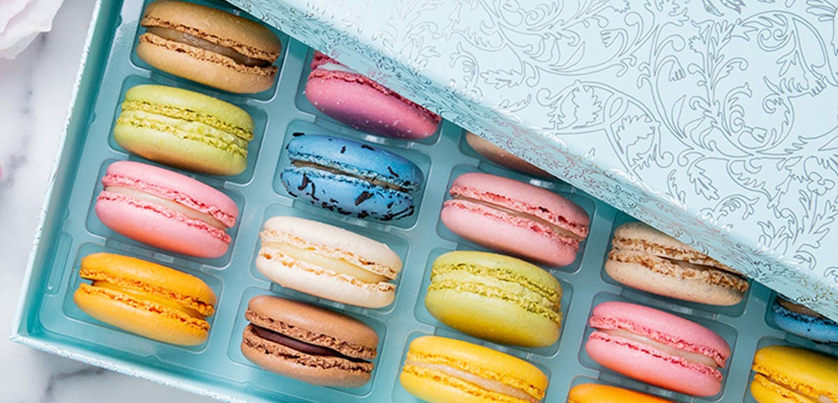 Best Seller Box of 20 Macarons by Ladurée Paris Goldbelly
