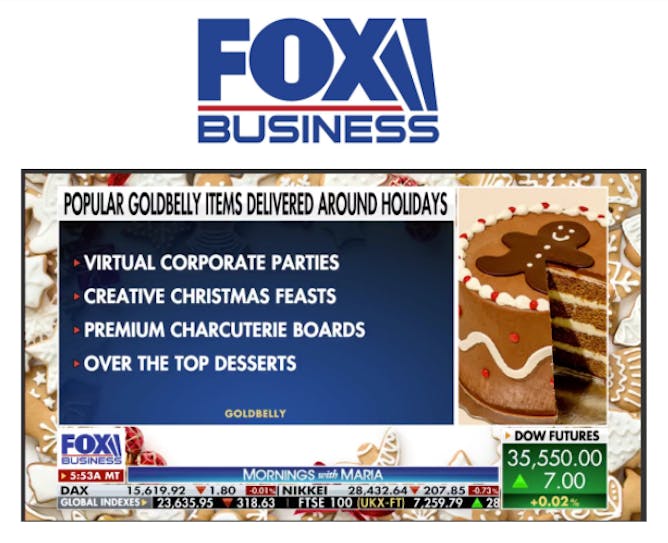Goldbelly Holiday Trends on Fox Business article thumbnail