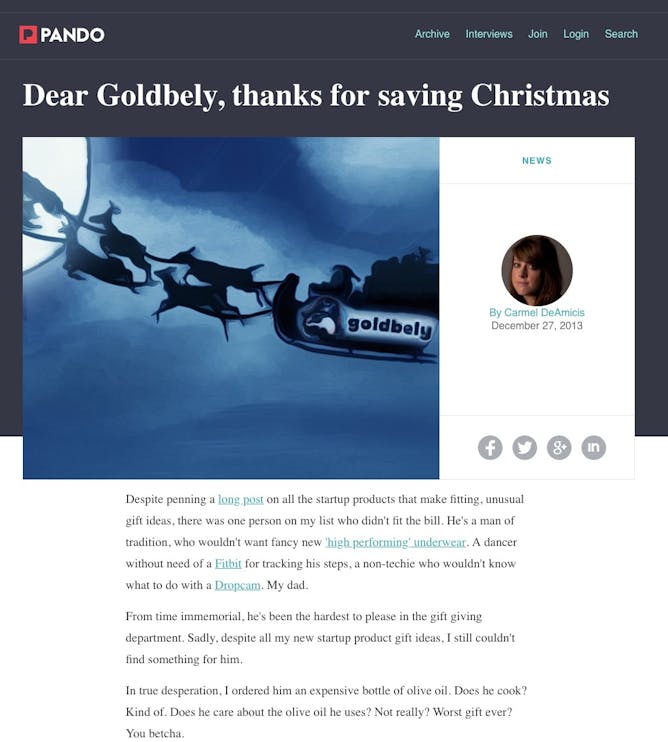 Dear Goldbelly, Thanks For Saving Christmas article thumbnail
