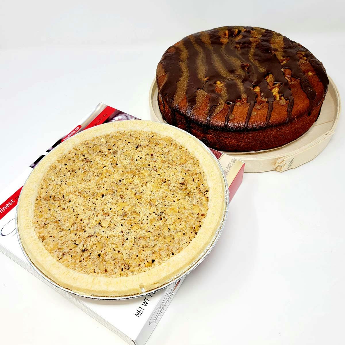 Kentucky Derby Pie Bourbon Barrel Cake Combo By Kentucky Woods Goldbelly Vote for my bourbon derby pie and get. kentucky derby pie bourbon barrel cake combo