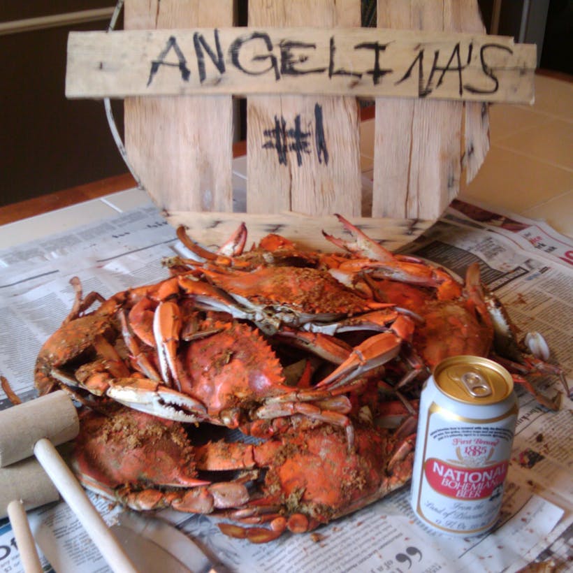 Full Bushel of Maryland Steamed Crabs