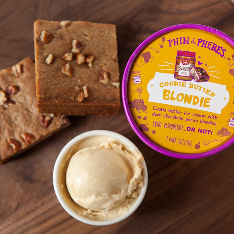 Cookie Butter Blondie Ice Cream
