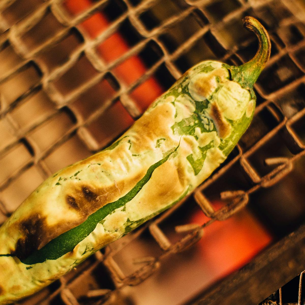 Roasted Hatch Green Chiles Medium Hot by The Hatch Chile Farm Goldbelly
