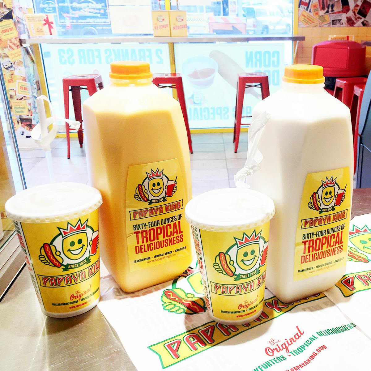 Papaya King Tropical Drink By Papaya King Goldbelly