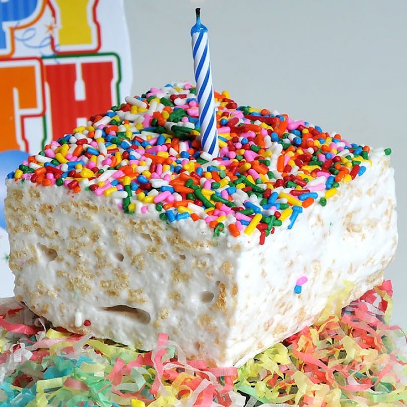 It's Your Birthday Marshmallow Crispycakes by The Crispery Crispy Cakes