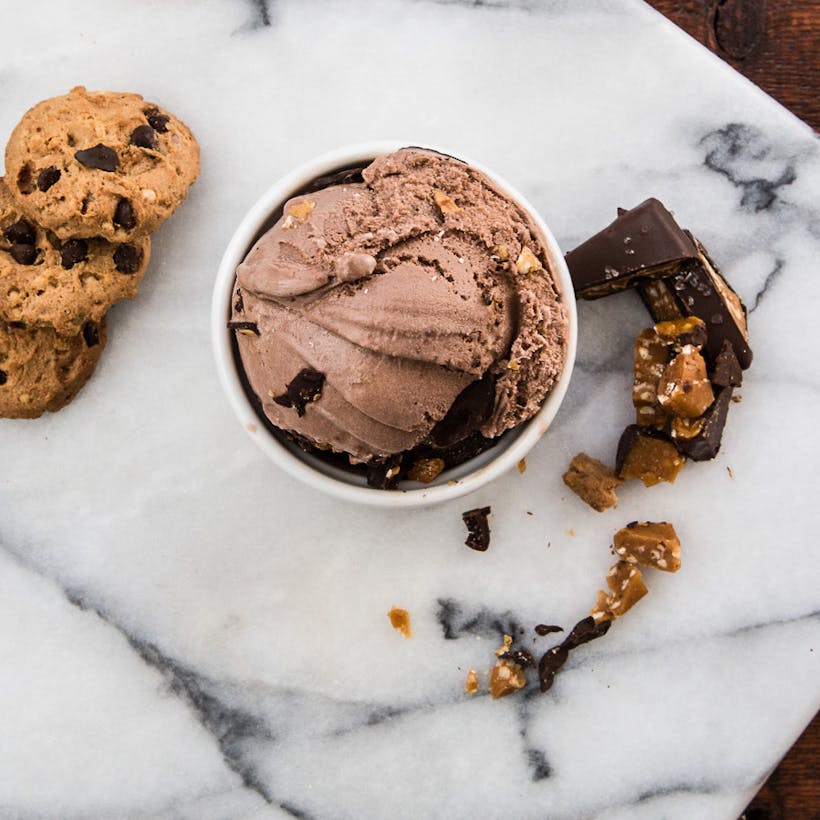 Chocolate Toffee Crunch Ice Cream - Gluten Free