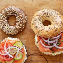 Bagels, Cream Cheese & Fish Salad - One Dozen