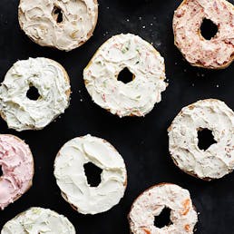 Bagels, Cream Cheese & Fish Salad - One Dozen