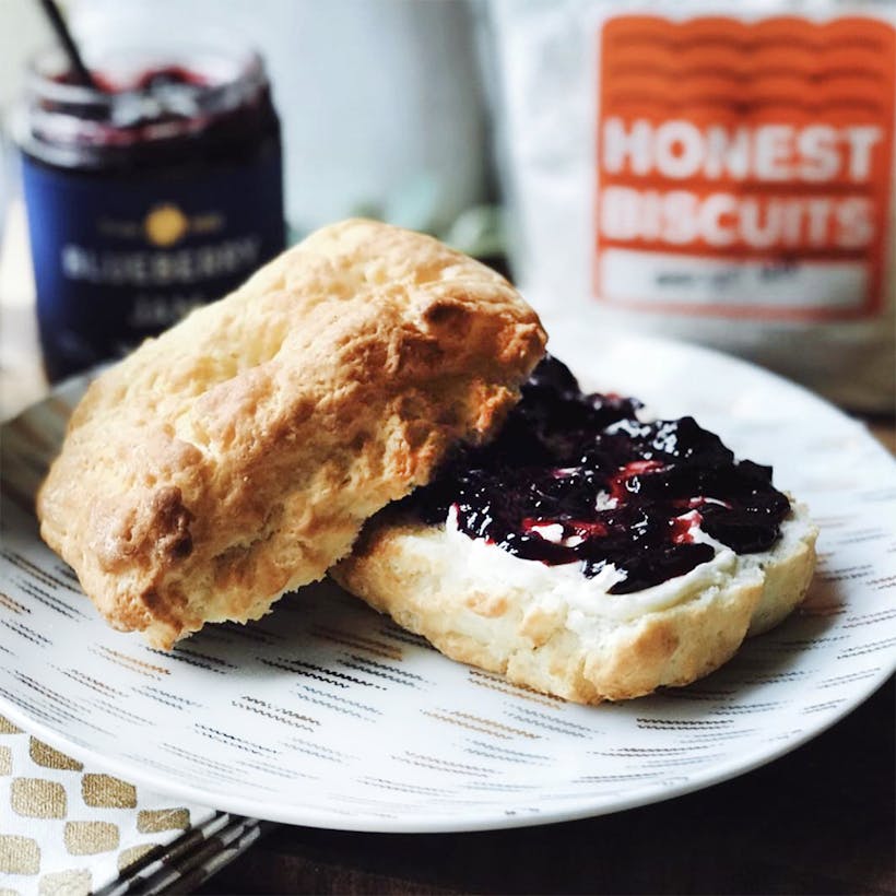 Giant Gluten Free Butterhole Biscuits + Bow Hill Blueberry ...