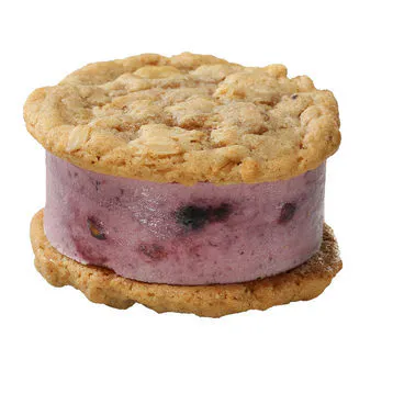 Blackberry Cobbler Ice Cream Sandwich 8 Pack By Nye S Cream Sandwiches Goldbelly