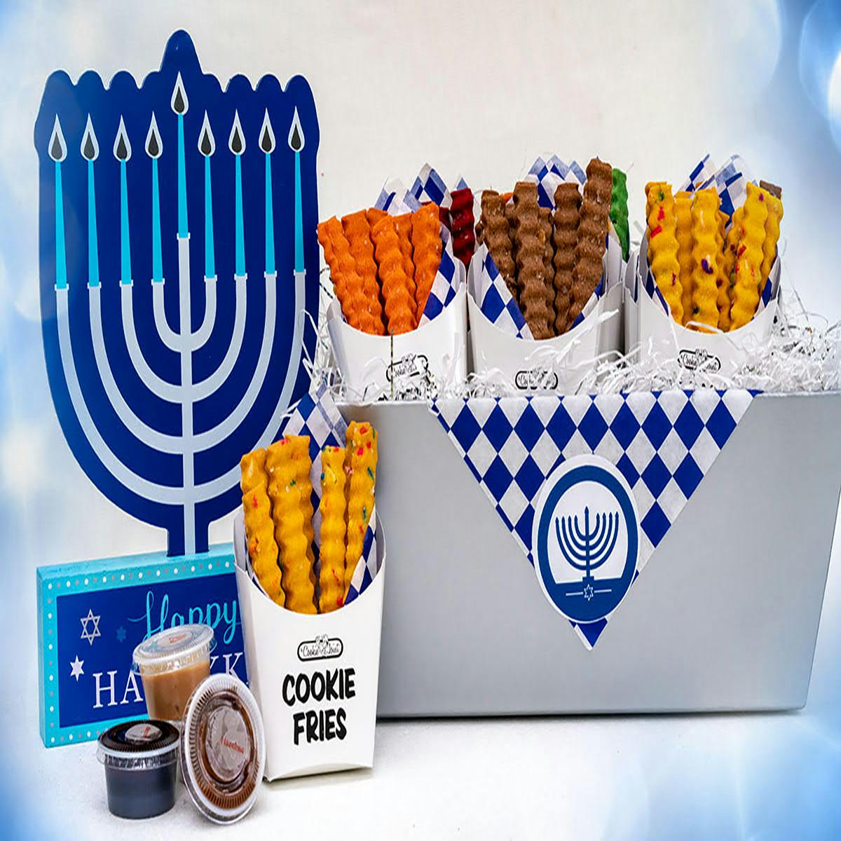 Hanukkah Cookie Fry Basket 12 Pack By The Cookie Joint Goldbelly