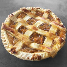 Peach Lattice Top Pie
