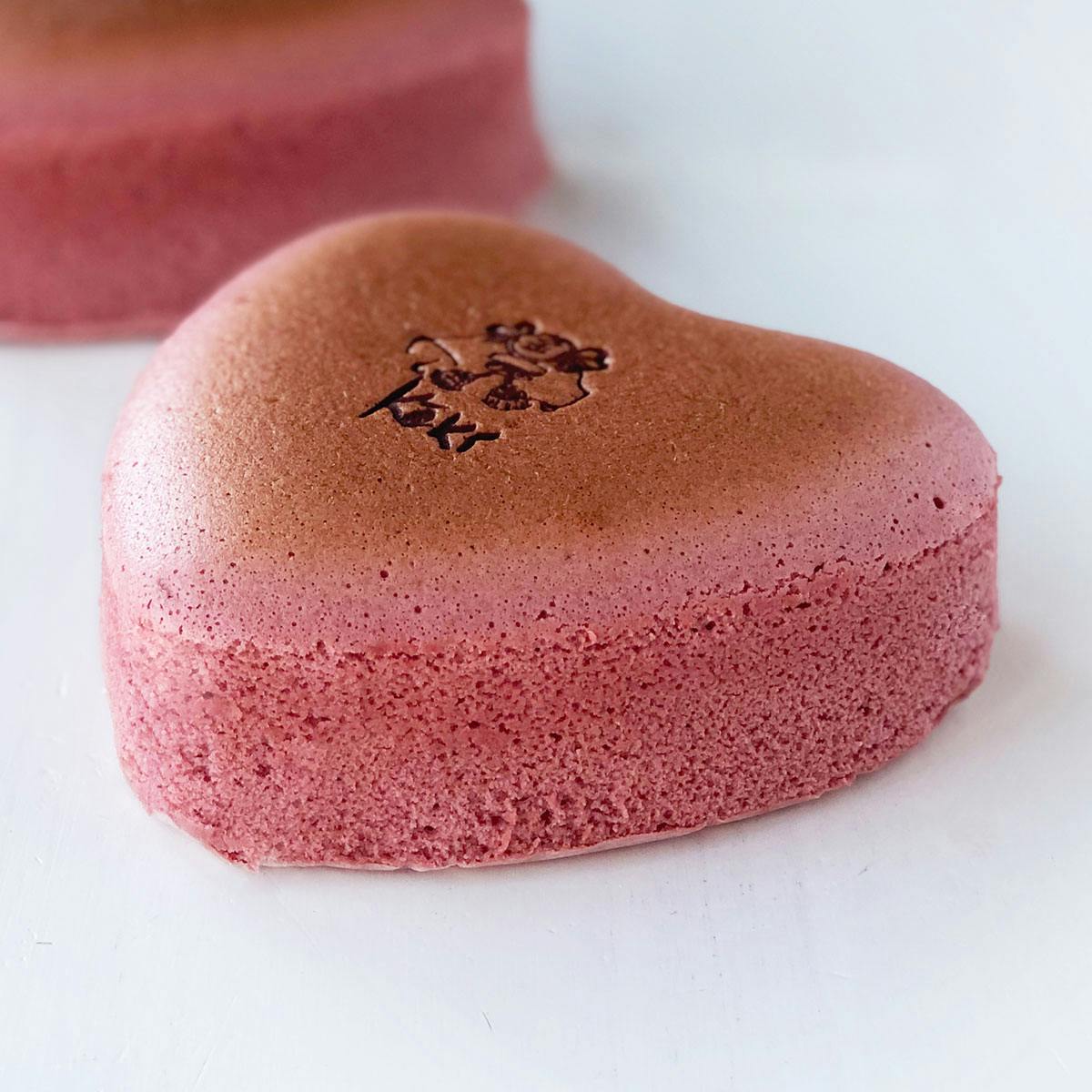 Strawberry Heart Shaped Bouncy Cheesecake by Keki Modern