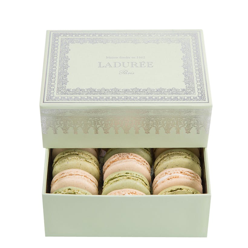 Napoleon III Green - Box of 12 Macarons