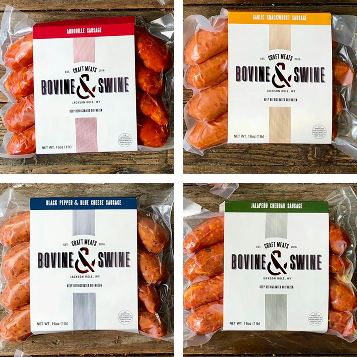 Choose Your Own Sausages 32 Pack by Bovine & Swine Goldbelly